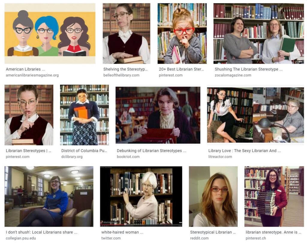 librarian stereotypes
